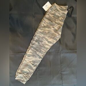 ZYIA Green Camo Unwind Jogger